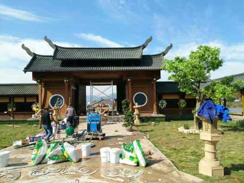 影视城基地施工(图3) 影视城基地施工(图3)