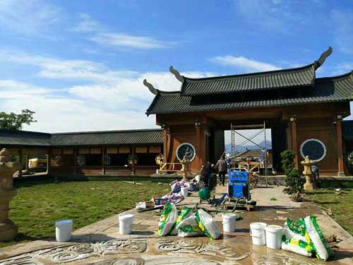 影视城基地施工(图4) 影视城基地施工(图4)