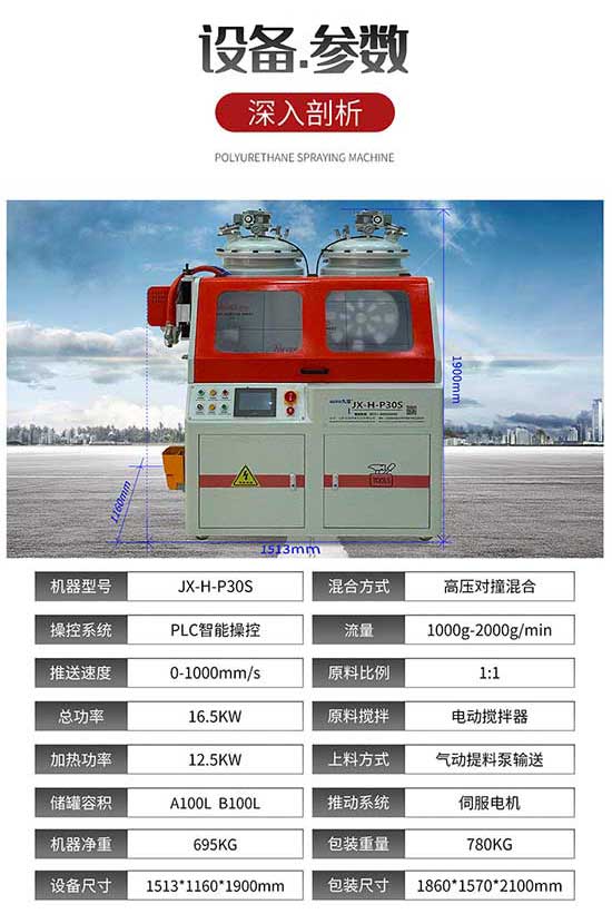 jx-h-p30s聚氨酯发泡铝型材穿条机参数