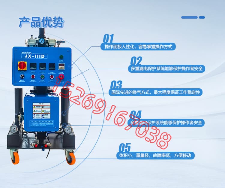 JX-IIID气动聚氨酯发泡机设备详情介绍图片4